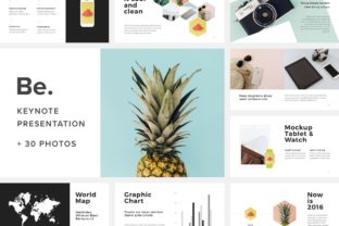 Be. Keynote Presentation 30 Photos – A Creative and Modern Design for Presenters