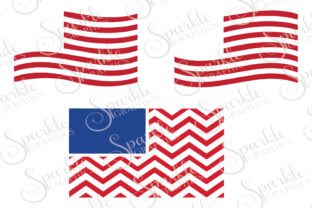 Flag Monogram Frame Cut Files